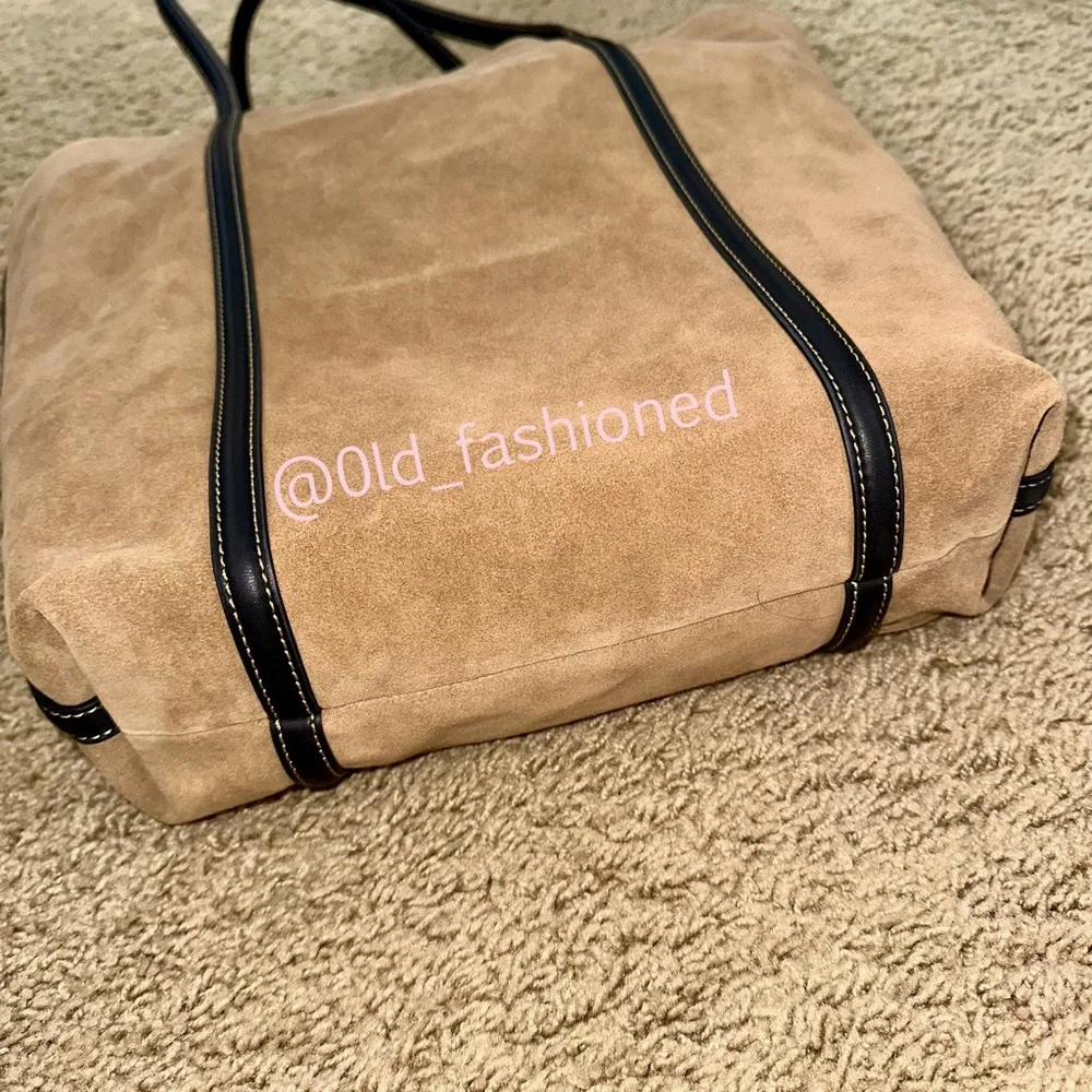 Zara suede tote